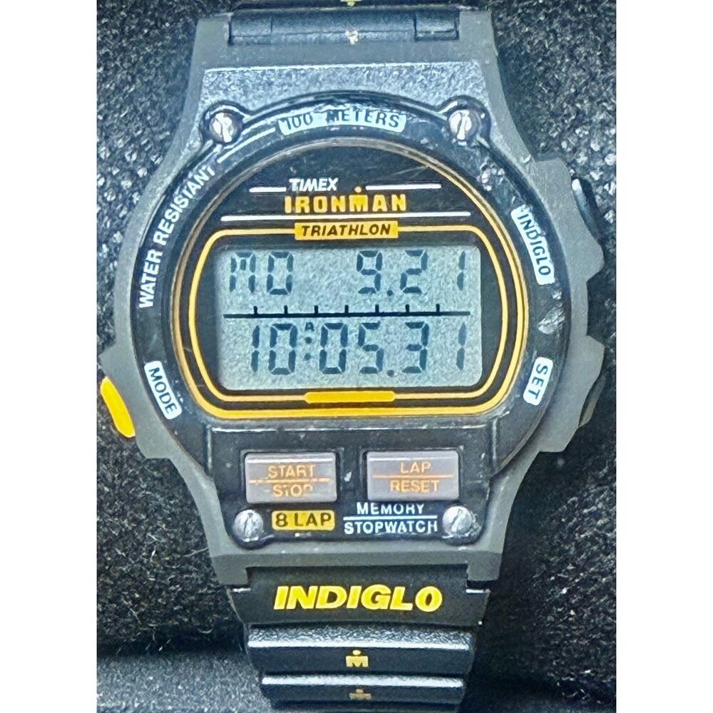 Vintage 1990s Timex Ironman Triathlon 8-Lap (Model 760)